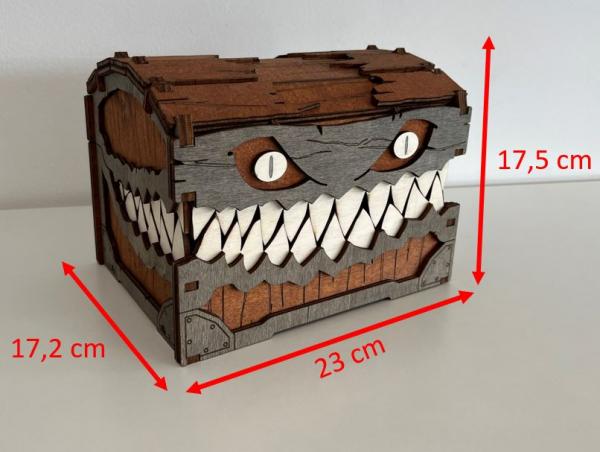 Buchbox- "Monstertruhe" - Abmessungen